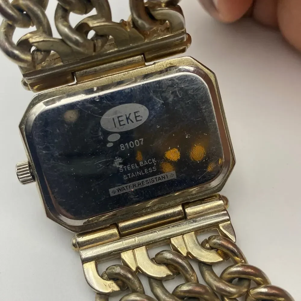 Chic IEKE Rhinestone Embellished Bracelet Watch - New Battery!